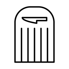 Bread Board line icon