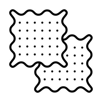 recommend clip art: Biscuit line icon