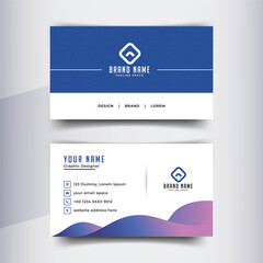 Professional And Stylish Business Card Design Template