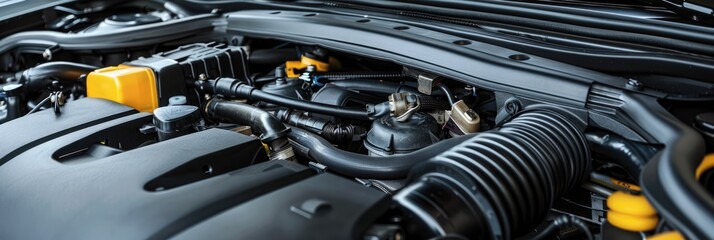 Fototapeta premium Engine Knock Sensor Replacement for Addressing Detonation Problems and Vehicle Care