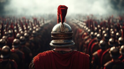 Roman Legionnaire Leading Army