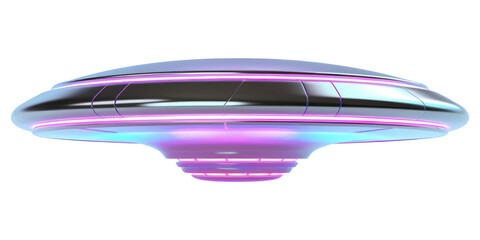 PNG Ufo iridescent white background transportation illuminated.