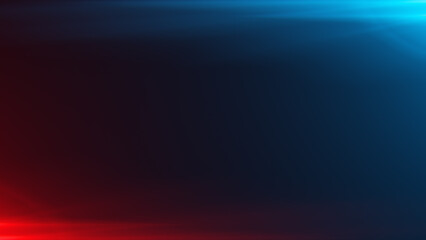 Red and blue light rays on black background	
	