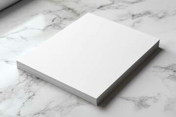 Blank A4 Paper Mockup on Isolated Background created with Generative AI