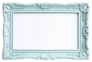 PNG Elegant ornate vintage picture frame