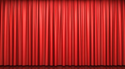 Red Theater Curtain