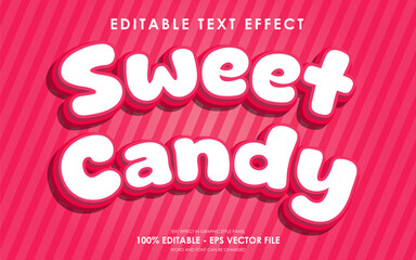 Editable Sweet Candy Text Effect