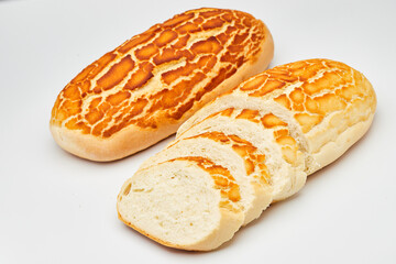 Freshly baked tiger bread loaf with crispy golden crust, perfect for sandwiches and toast