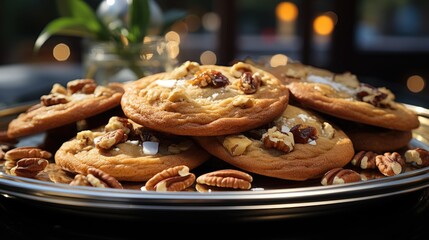 cookies on a plate  