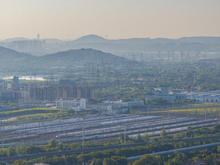 Summer scenery of Wuhan East Lake Scenic Area