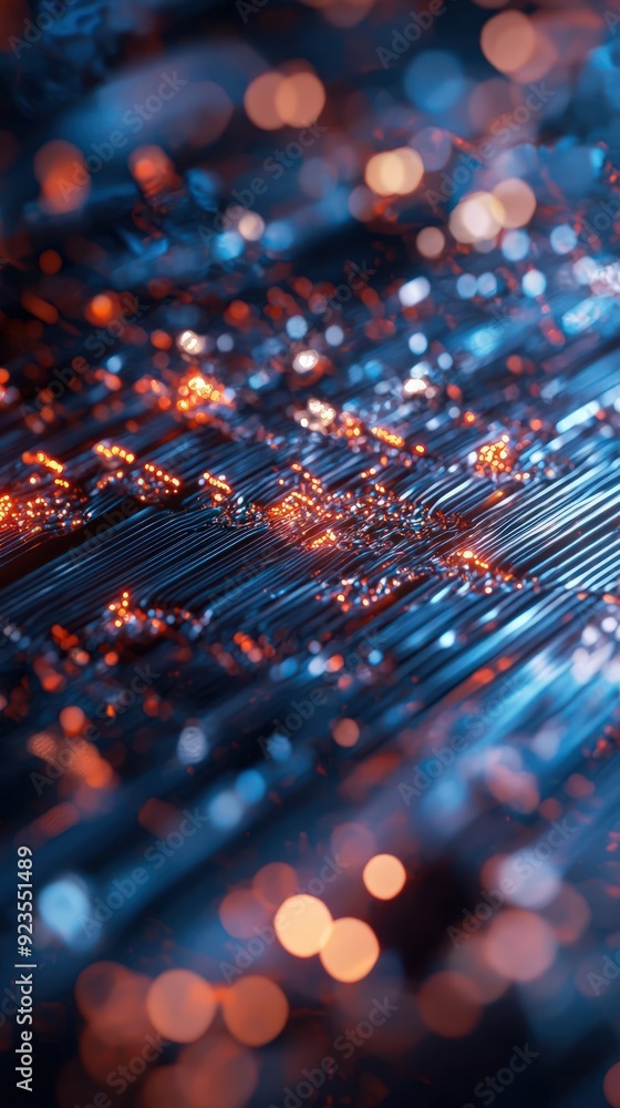 Poster abstract art of realtime malware detection in a cyber network, cybersecurity, monitoring