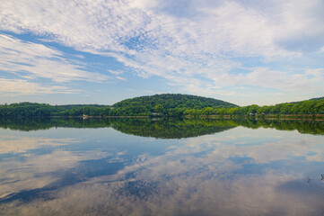 Summer scenery of Wuhan East Lake Scenic Area