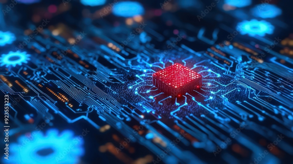 Poster ai system detecting malware in realtime data streams, cybersecurity, detection