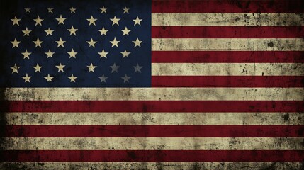 Vintage American Flag