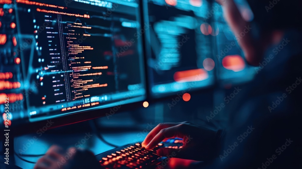 Poster aidriven system identifying malware in a network, cybersecurity, monitoring