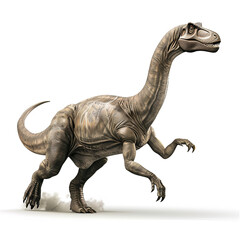 Fototapeta premium Majestic Tyrannosaurus Rex in Isolated White Background