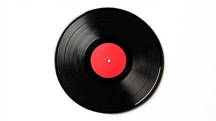 A transparent background is used to isolate the vintage vinyl records