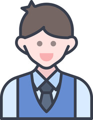 Student man icon