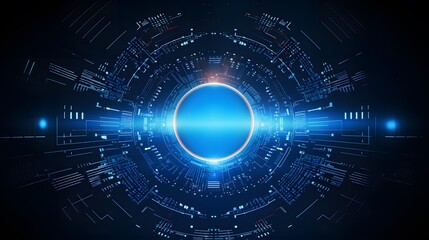 Fototapeta premium Abstract technology background Hi-tech communication concept futuristic digital innovation background vector illustration