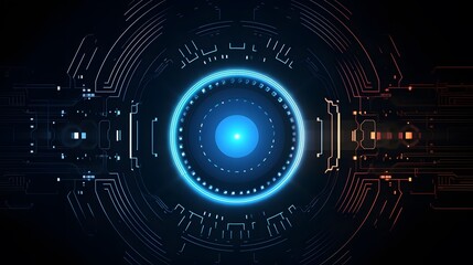 Abstract technology background Hi-tech communication concept futuristic digital innovation background vector illustration