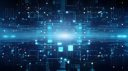Fototapeta premium Abstract technology background Hi-tech communication concept futuristic digital innovation background vector illustration