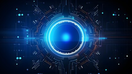 Fototapeta premium Abstract technology background Hi-tech communication concept futuristic digital innovation background vector illustration