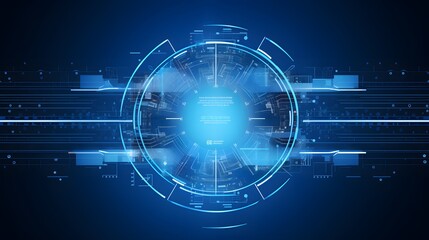 Abstract technology background Hi-tech communication concept futuristic digital innovation background vector illustration