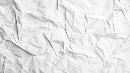 Obraz premium Crumpled White Paper Texture