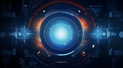 Fototapeta premium Abstract technology background Hi-tech communication concept futuristic digital innovation background vector illustration