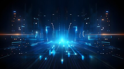 Abstract technology background Hi-tech communication concept futuristic digital innovation background vector illustration