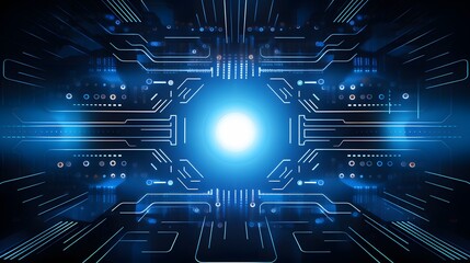 Fototapeta premium Abstract technology background Hi-tech communication concept futuristic digital innovation background vector illustration