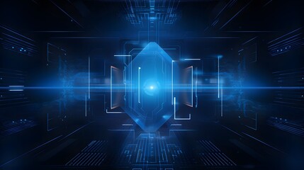 Obraz premium Abstract technology background Hi-tech communication concept futuristic digital innovation background vector illustration