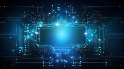 Fototapeta premium Abstract technology background Hi-tech communication concept futuristic digital innovation background vector illustration