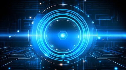 Fototapeta premium Abstract technology background Hi-tech communication concept futuristic digital innovation background vector illustration