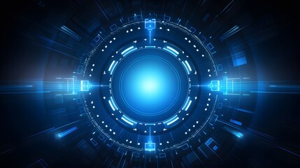 Fototapeta premium Abstract technology background Hi-tech communication concept futuristic digital innovation background vector illustration