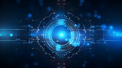 Fototapeta premium Abstract technology background Hi-tech communication concept futuristic digital innovation background vector illustration