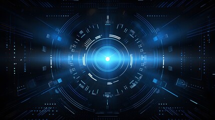 Fototapeta premium Abstract technology background Hi-tech communication concept futuristic digital innovation background vector illustration