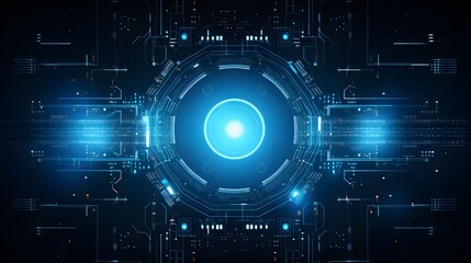 Obraz premium Abstract technology background Hi-tech communication concept futuristic digital innovation background vector illustration