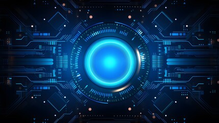 Obraz premium Abstract technology background Hi-tech communication concept futuristic digital innovation background vector illustration