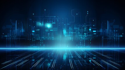 Abstract technology background Hi-tech communication concept futuristic digital innovation background vector illustration