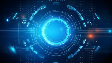 Obraz premium Abstract technology background Hi-tech communication concept futuristic digital innovation background vector illustration