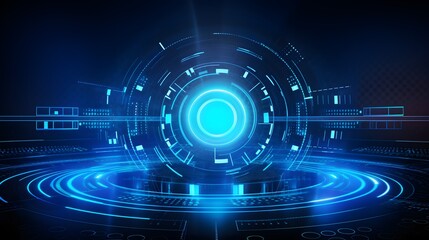 Obraz premium Abstract technology background Hi-tech communication concept futuristic digital innovation background vector illustration