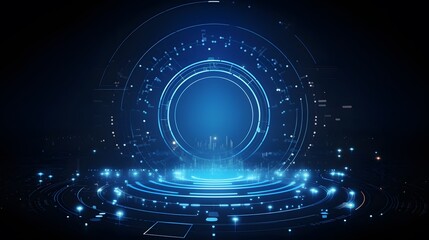 Abstract technology background Hi-tech communication concept futuristic digital innovation background vector illustration