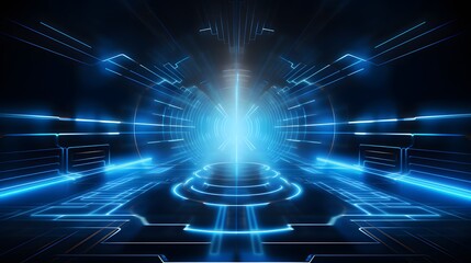 Fototapeta premium Abstract technology background Hi-tech communication concept futuristic digital innovation background vector illustration