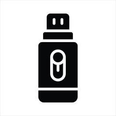 Flash drive vector in modern style, editable vector of universal serial bus
