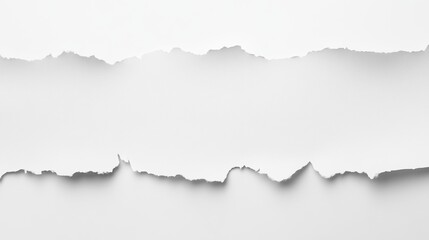 Torn White Paper Texture