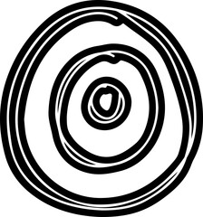 aim vector silhouette hand drawn