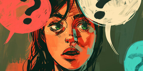 Cultural misunderstandings are the communication pitfalls, arising from differences in customs and norms: Illustrate cultural misunderstandings as speech bubbles with question marks