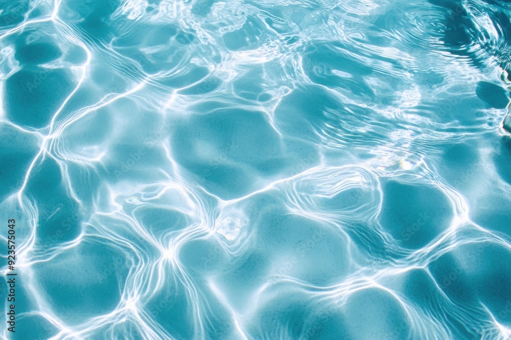 Poster background image. crystal clear water with small waves. space for text.