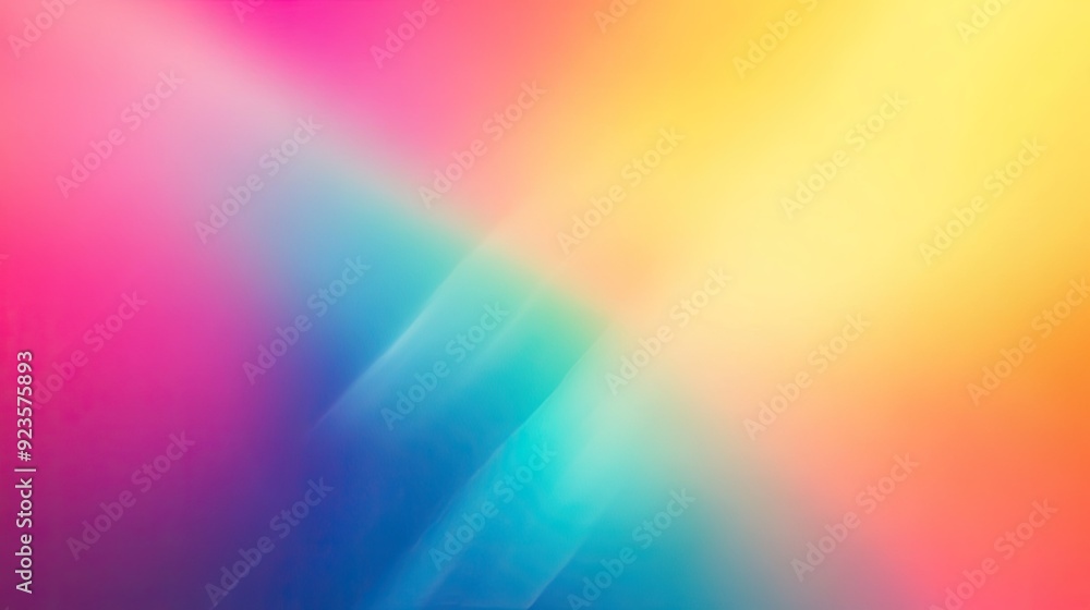 Poster colorful rainbow gradient background with smooth transitions between hues.